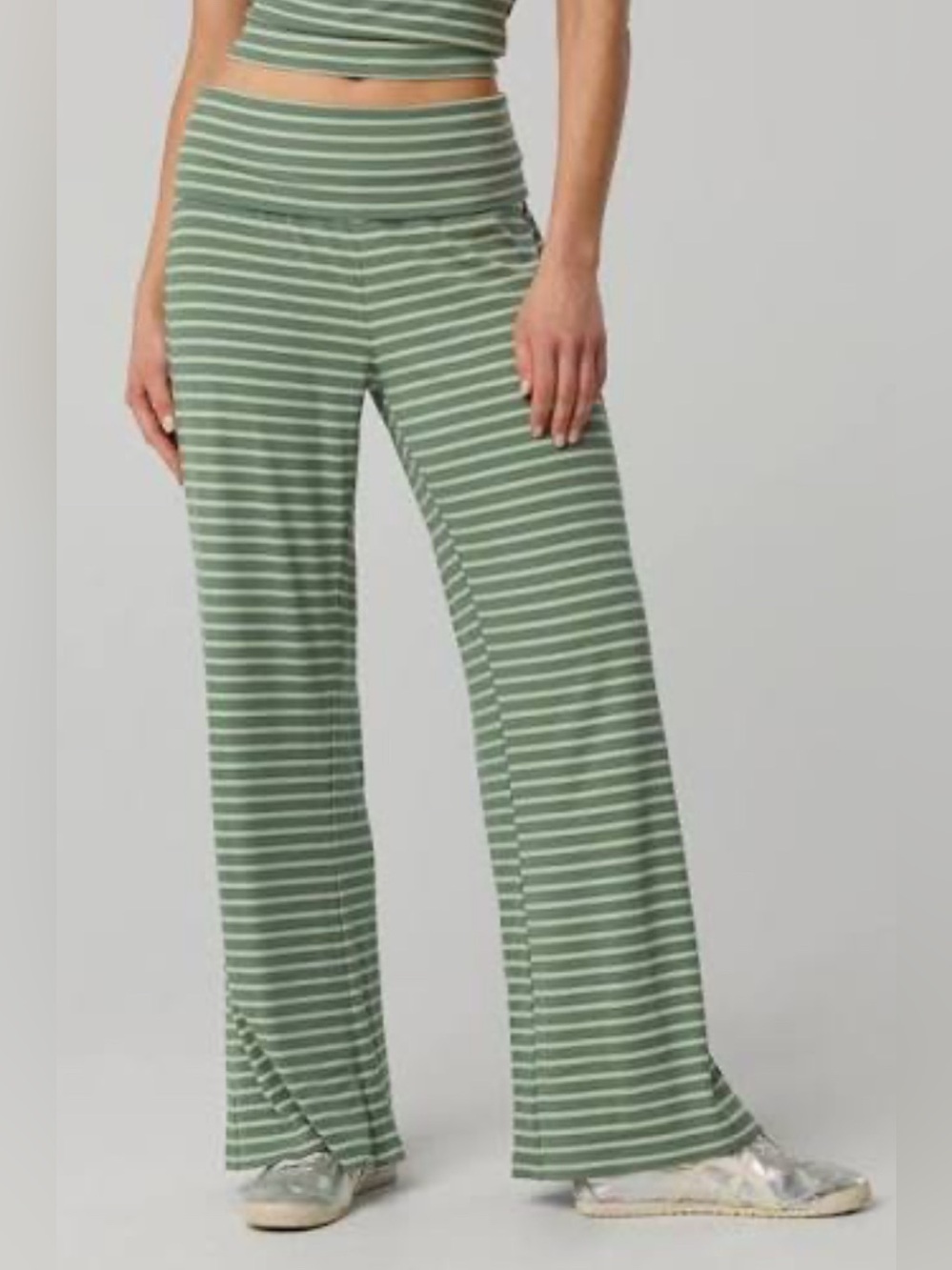 NWT OFFLINE by Aerie Thumbs Up Heavyweight Foldover Trouser